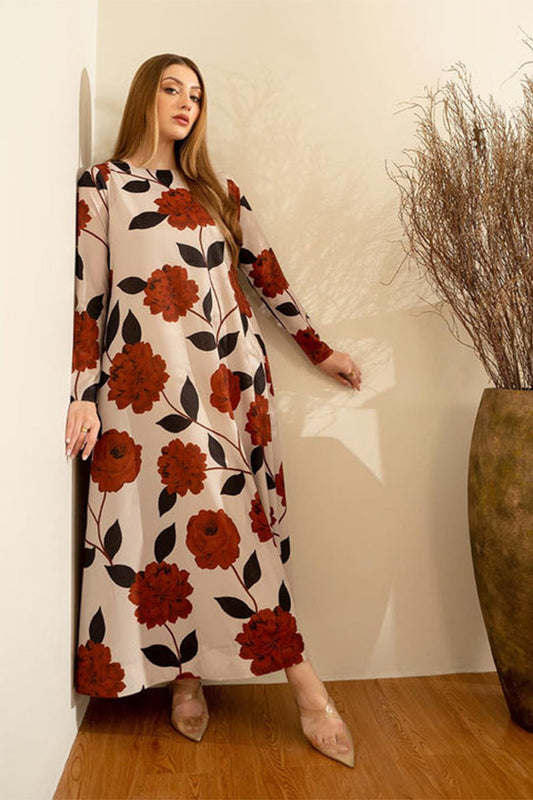 2PC DIGITAL SILK PRINTED FLSP-05