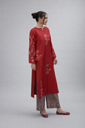 Urge Pret 2PC  Stitched Lawn Embroided Suit JA-209 S