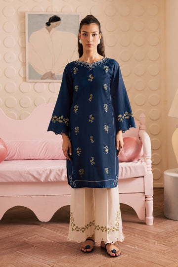 2PC Stitched Lawn Embroided Suit JA-201 S