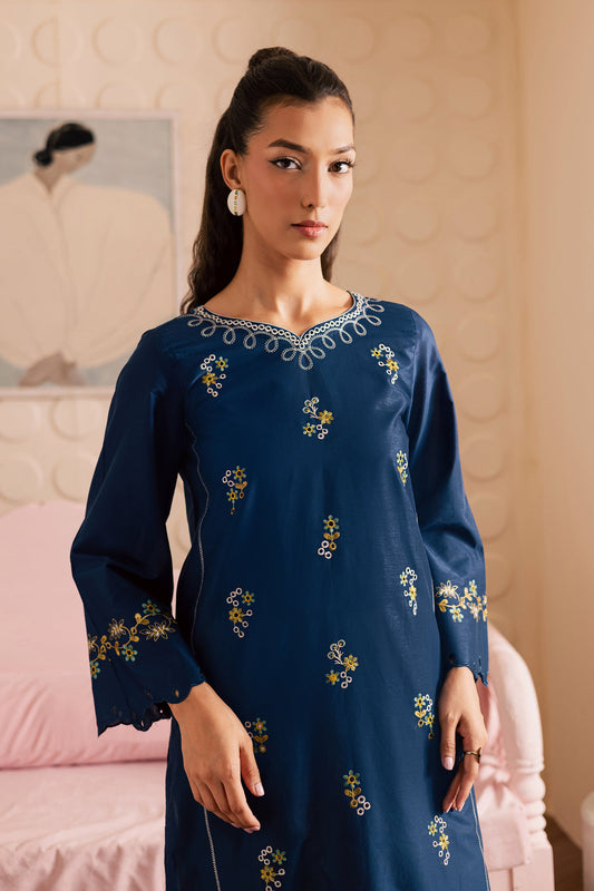 2PC Un-Stitch Lawn Embroided Suit JA-201